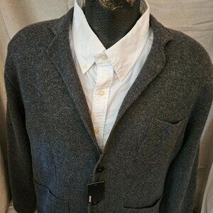 Murano Deconstructed Blazer Sport Coat Cardigan Sweater Sz XL NEW Cashmere Blend
